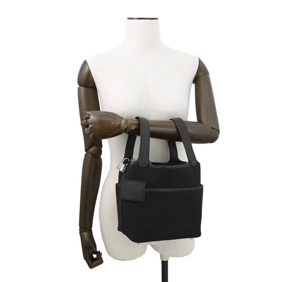 HERMES Picotin Lock Cargo Size PM Towar Goeran/Swift Leather Black - Picture 4 of 11